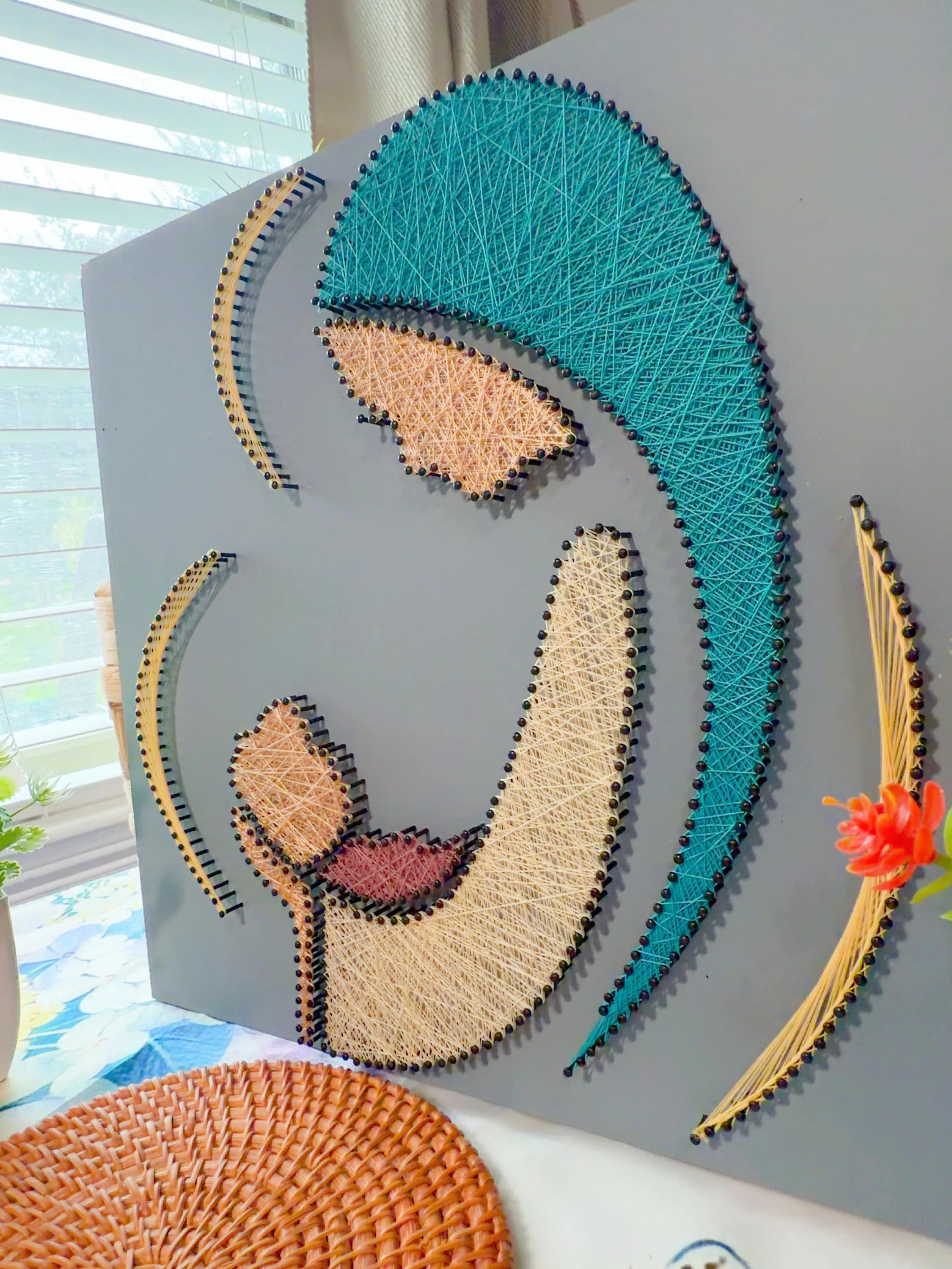 Handmade Holy Family String Art | Virgin Mary, product photo 8