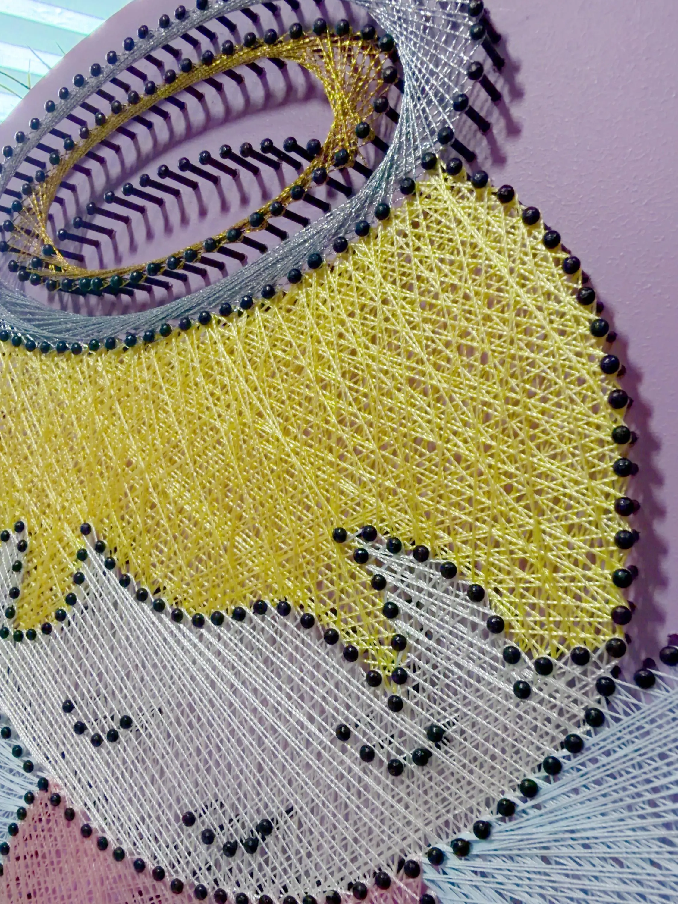 Handmade Baby Angel String Art, product photo 13
