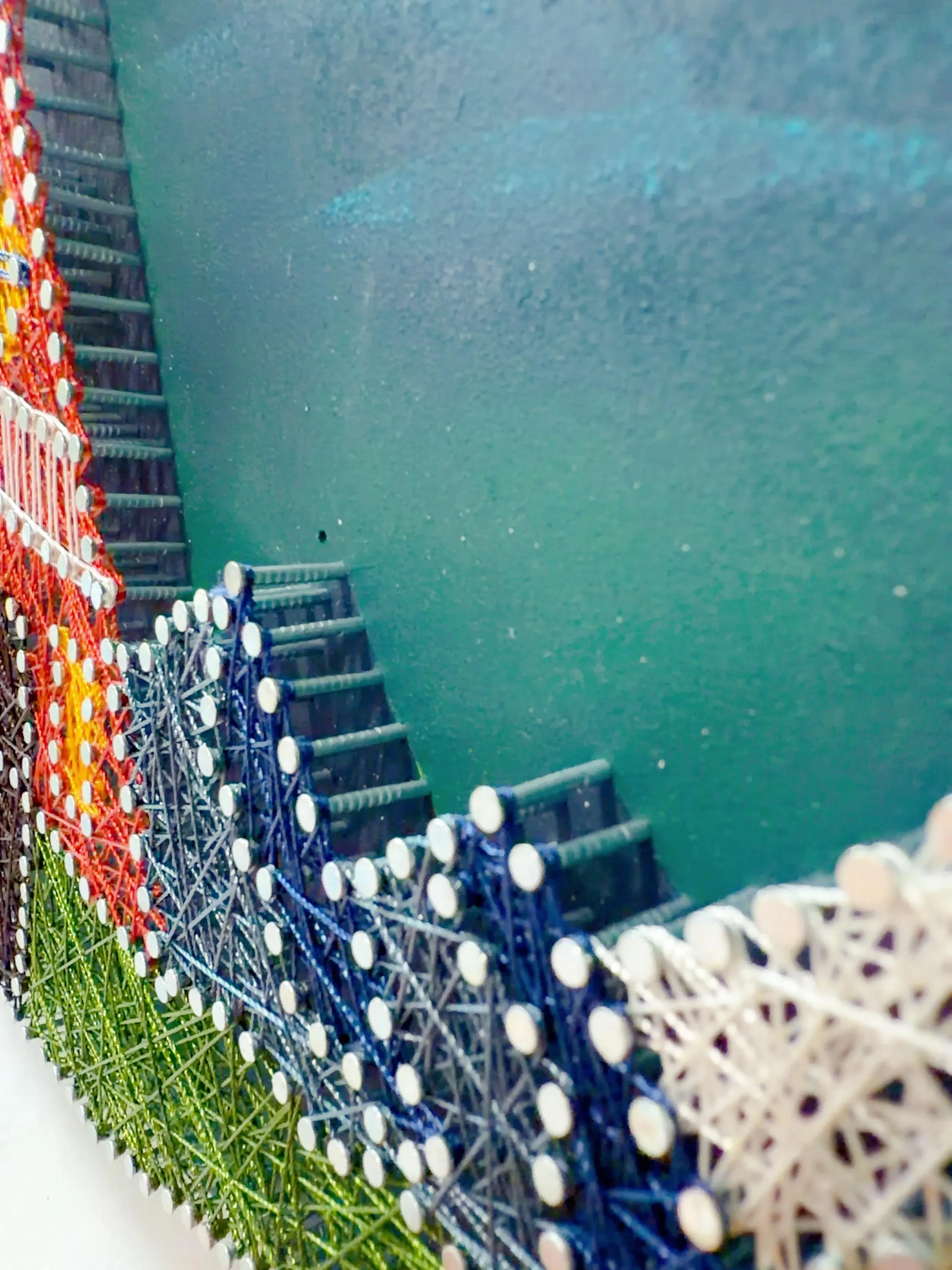 Handmade Mountain Cabin String Art, product photo 11