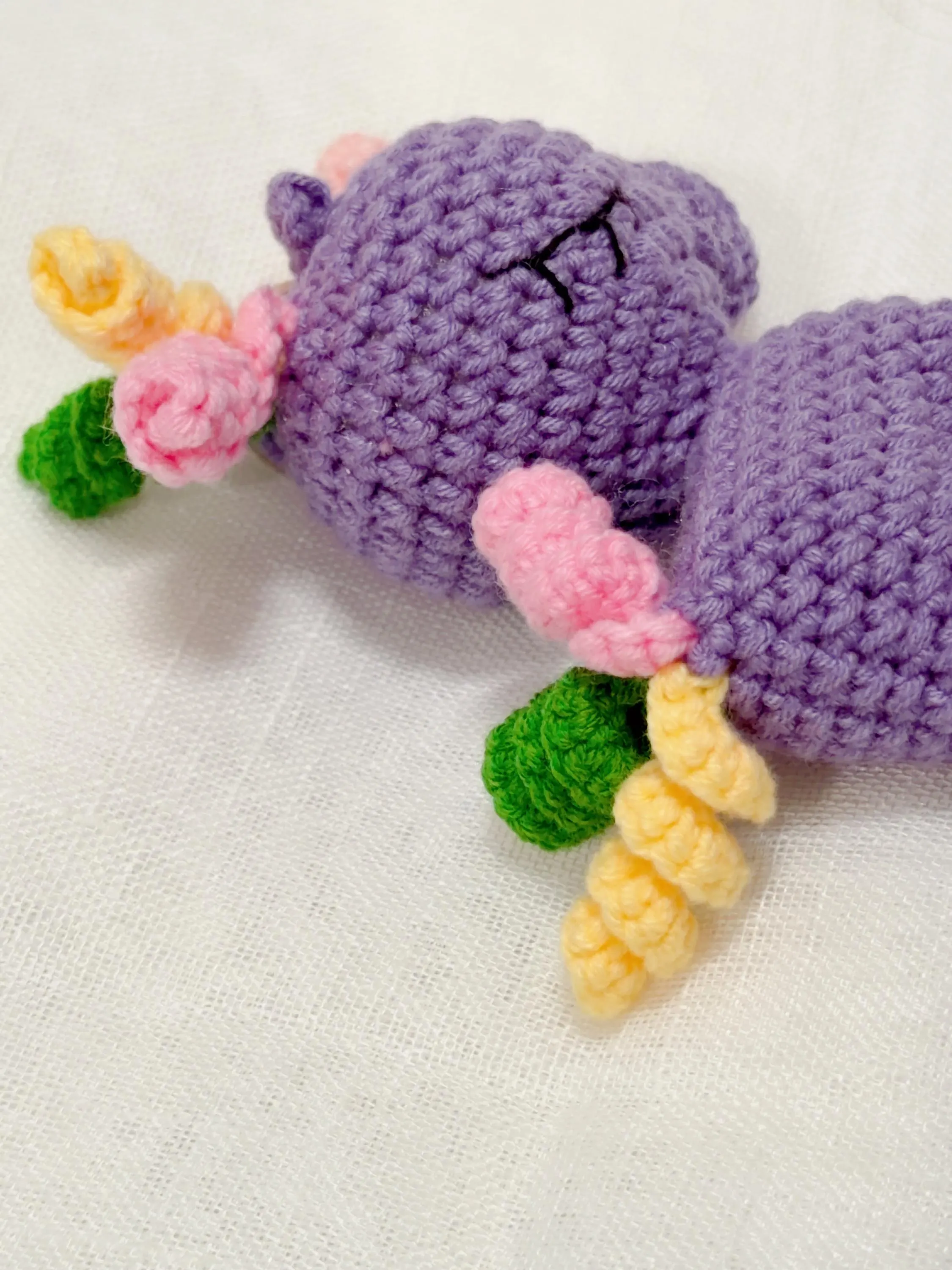 Amigurumi Unicorn Keychain, product photo 12