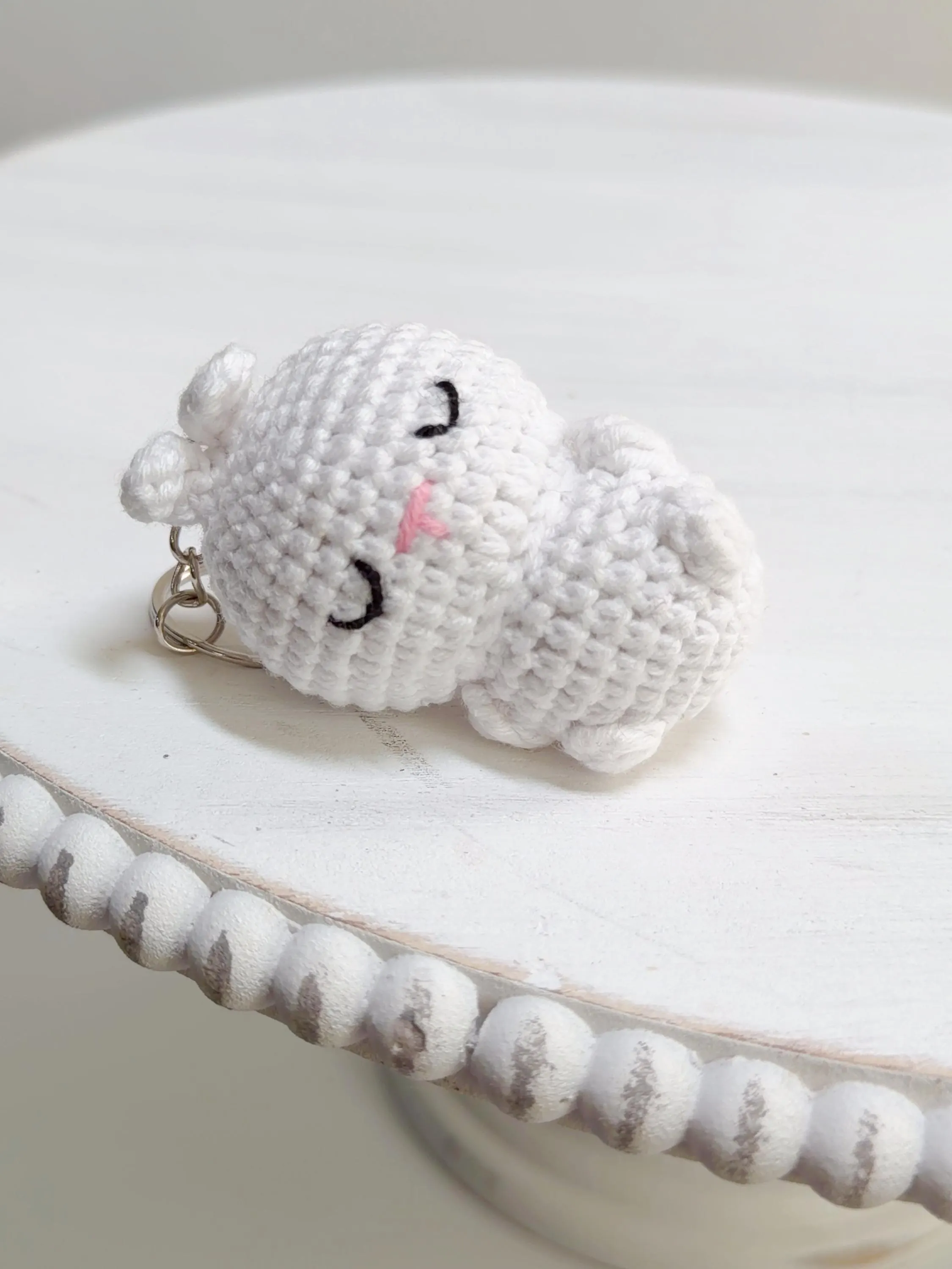 Crochet Bunny Keychain, product photo 21