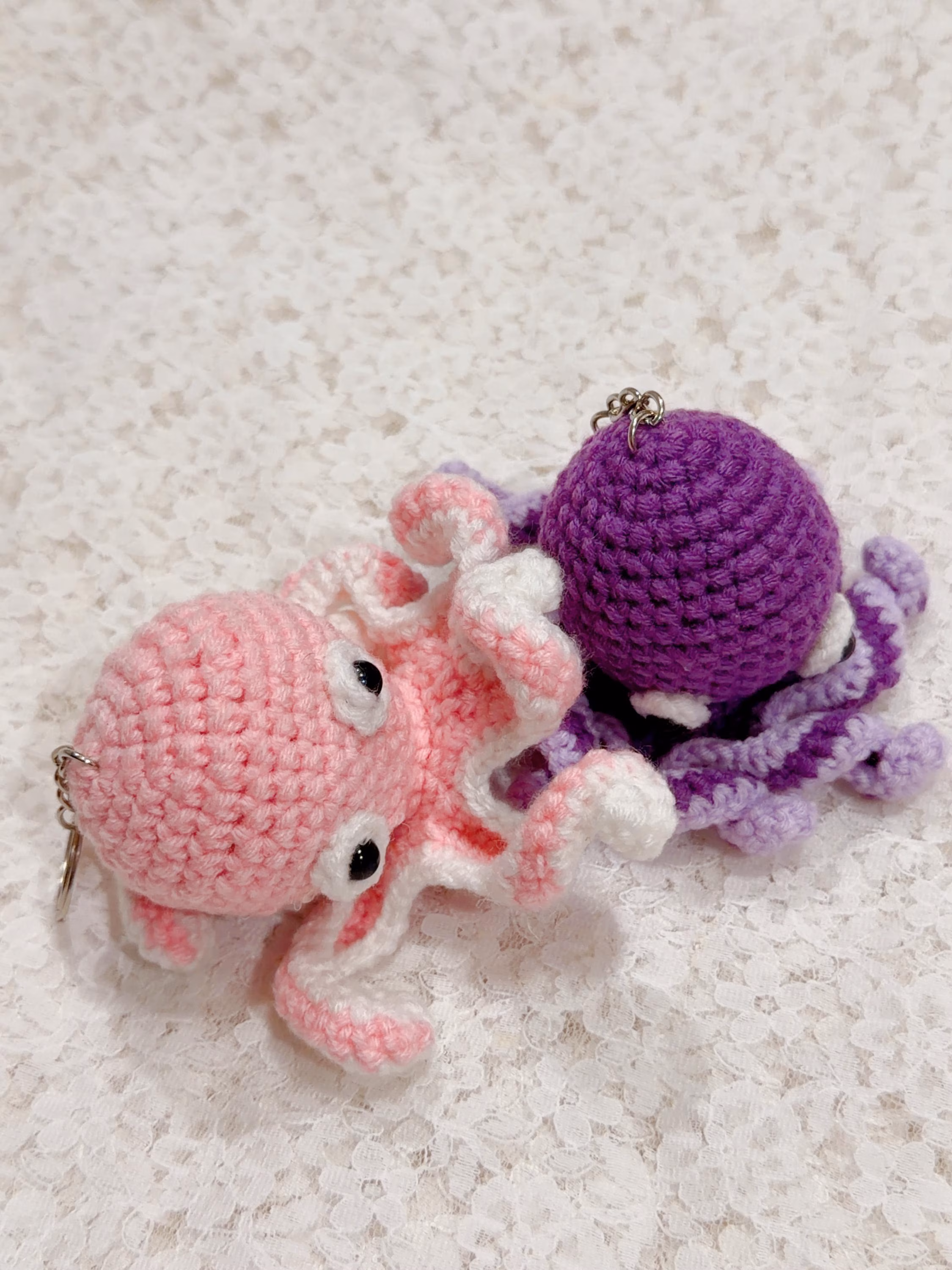Crochet Octopus Keychain, product photo 3