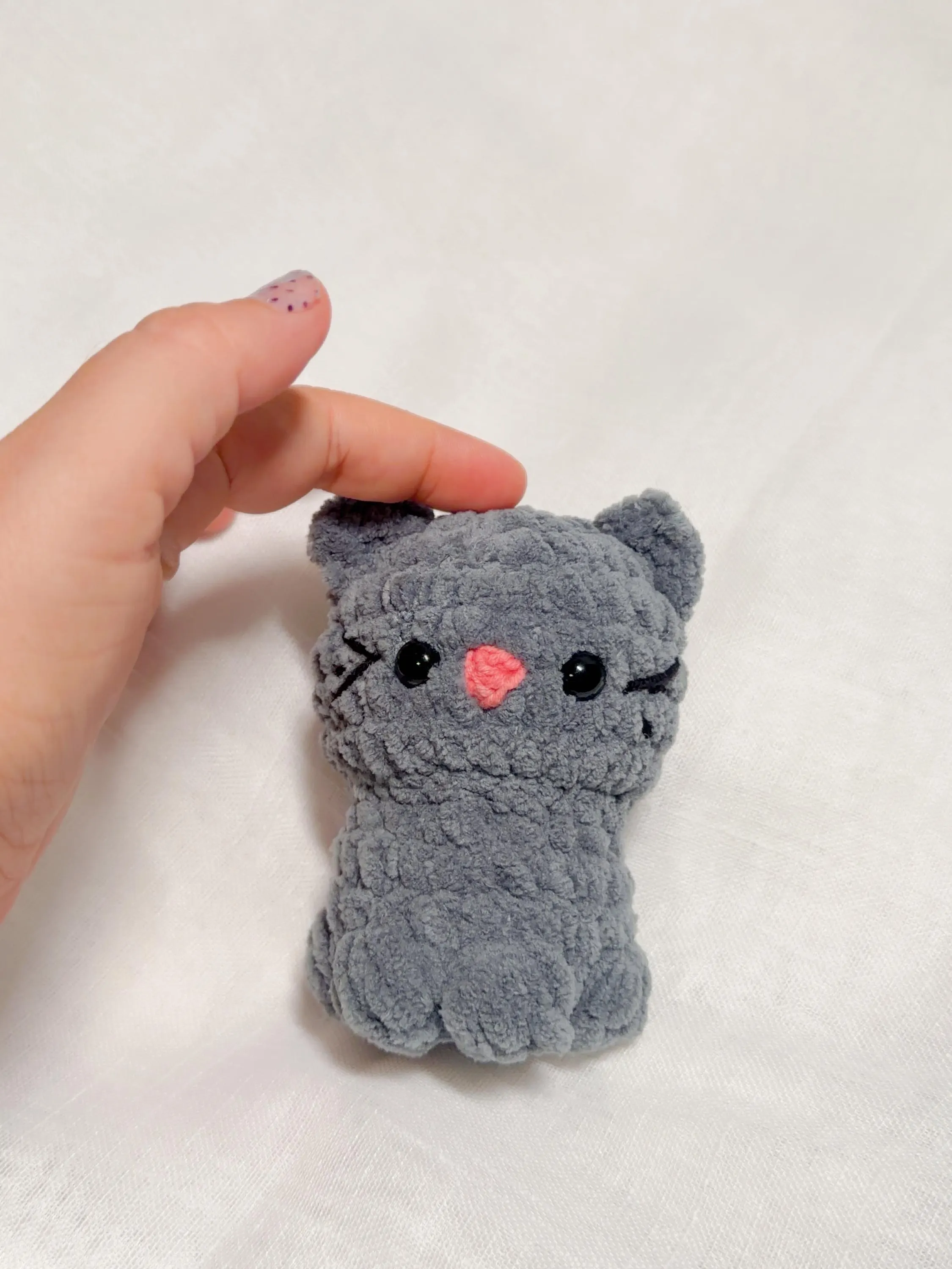 Handmade Crochet Cat Plush, product photo 6