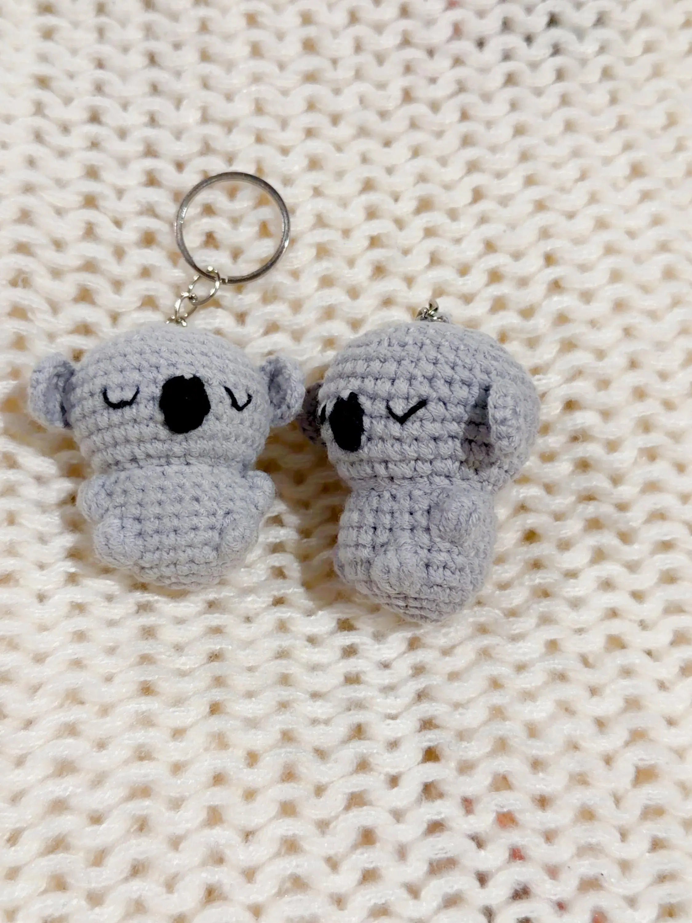 Handmade Crochet Koala Keychain, product photo 11