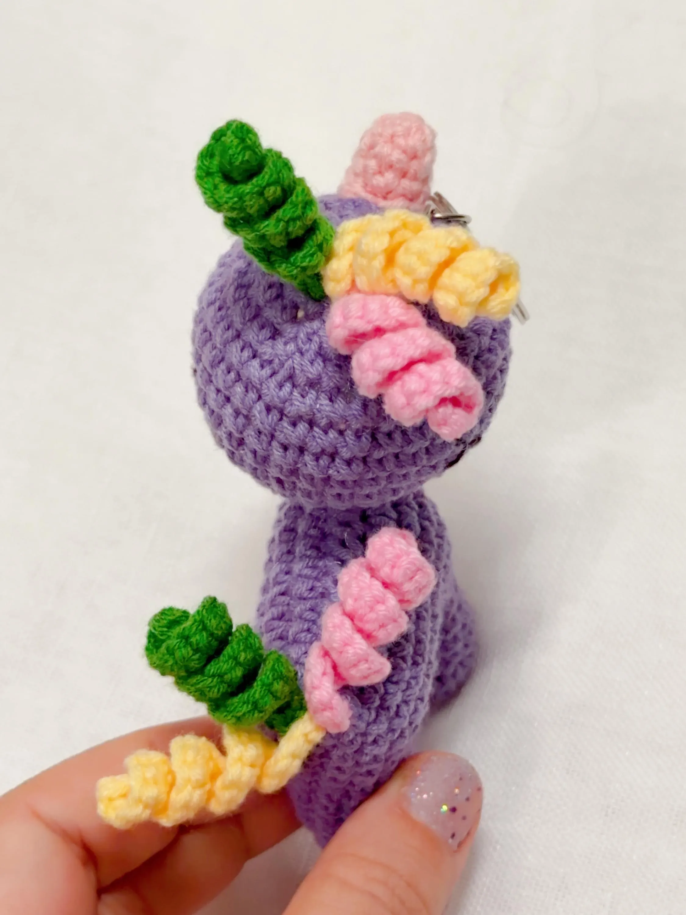 Amigurumi Unicorn Keychain, product photo 13