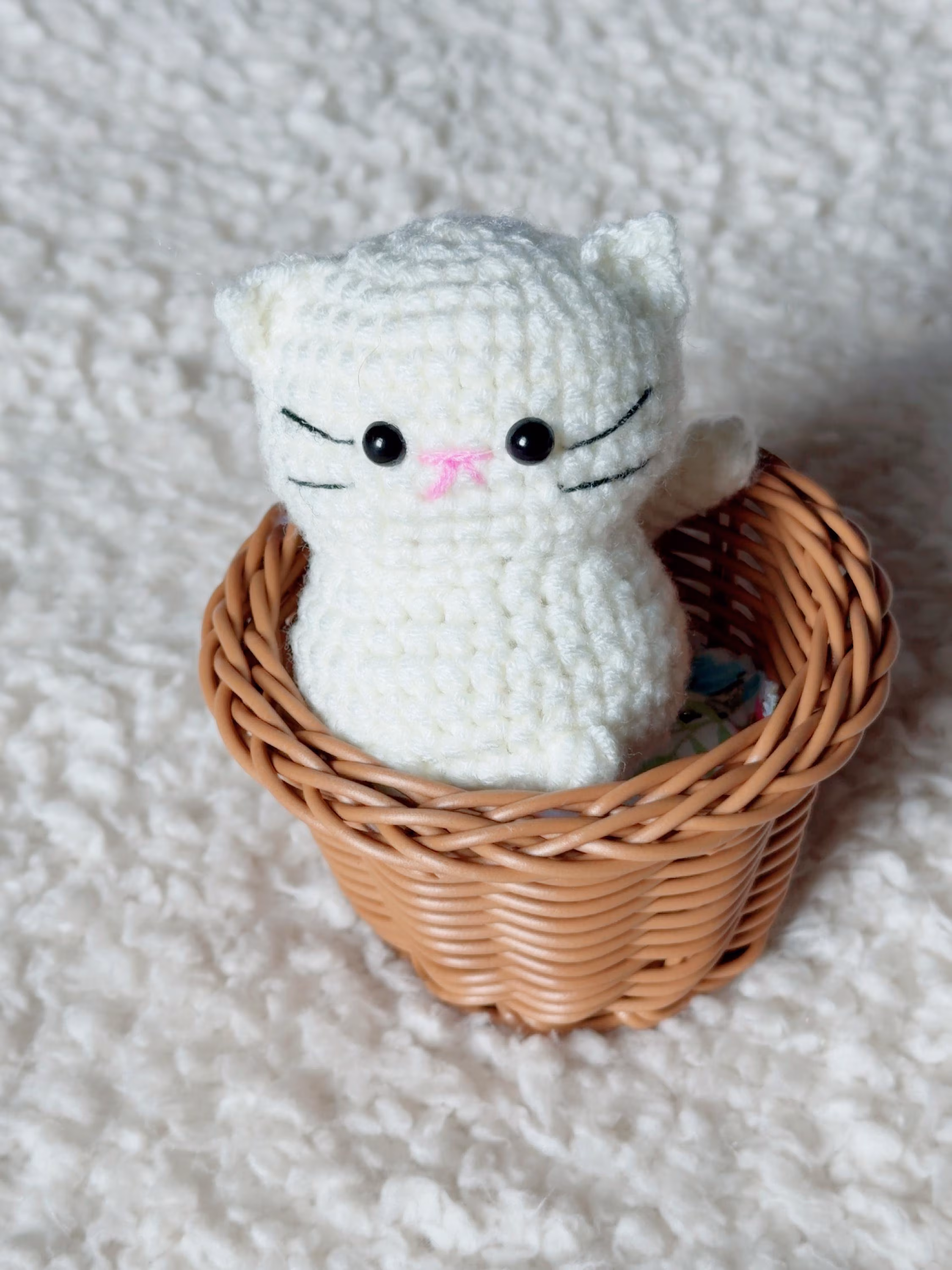 Crochet Cat Plushie, product photo 6