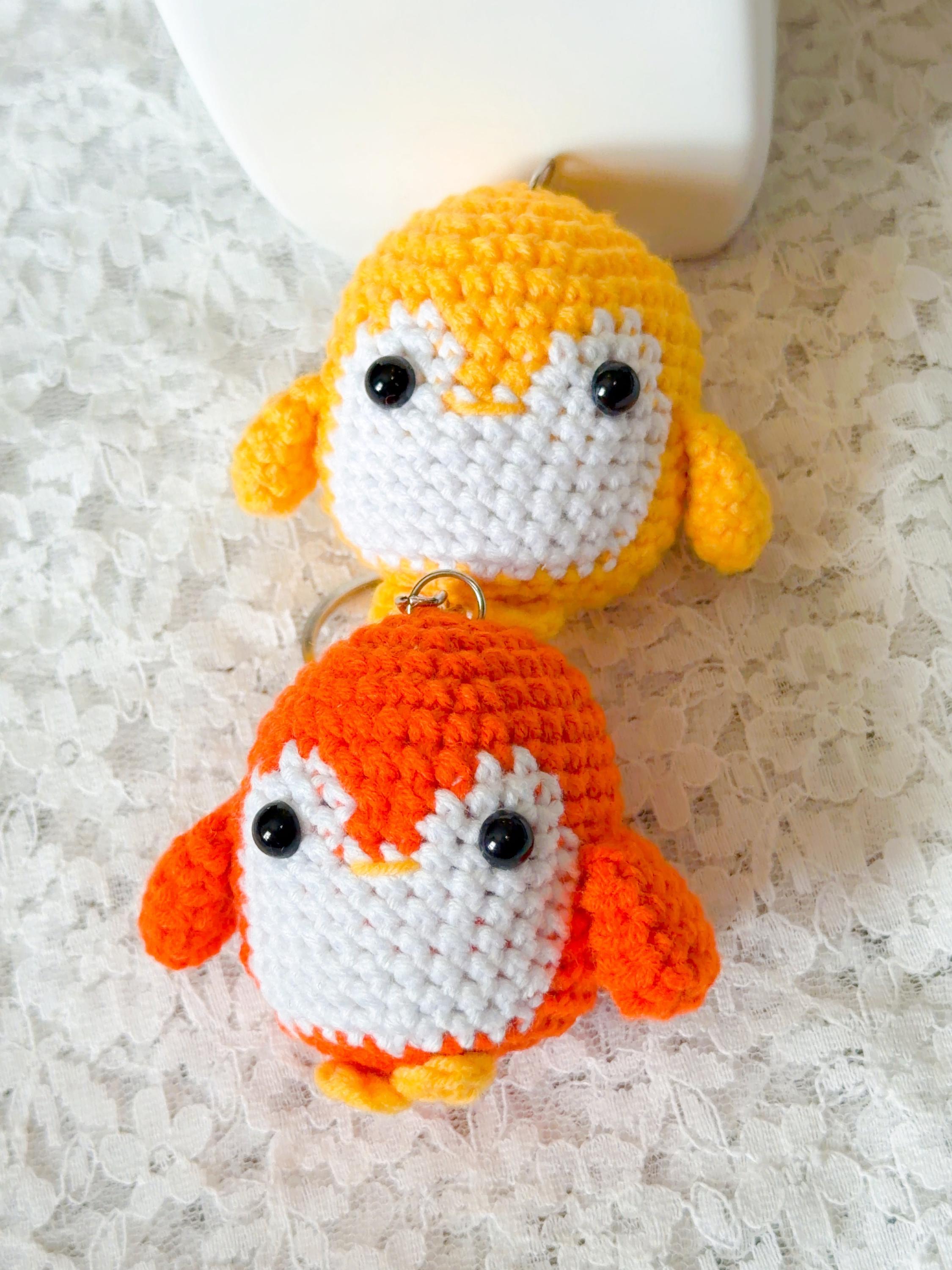 Crochet Penguin Amigurumi Keychain, product photo 3