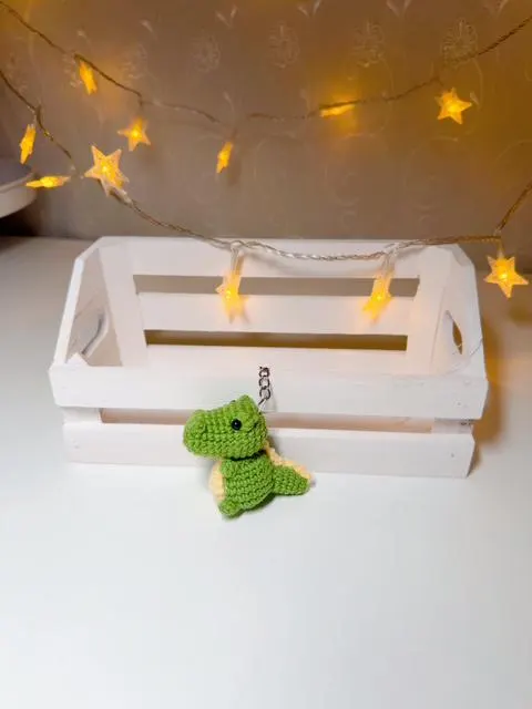 Crochet Alligator Keychain, product photo 22
