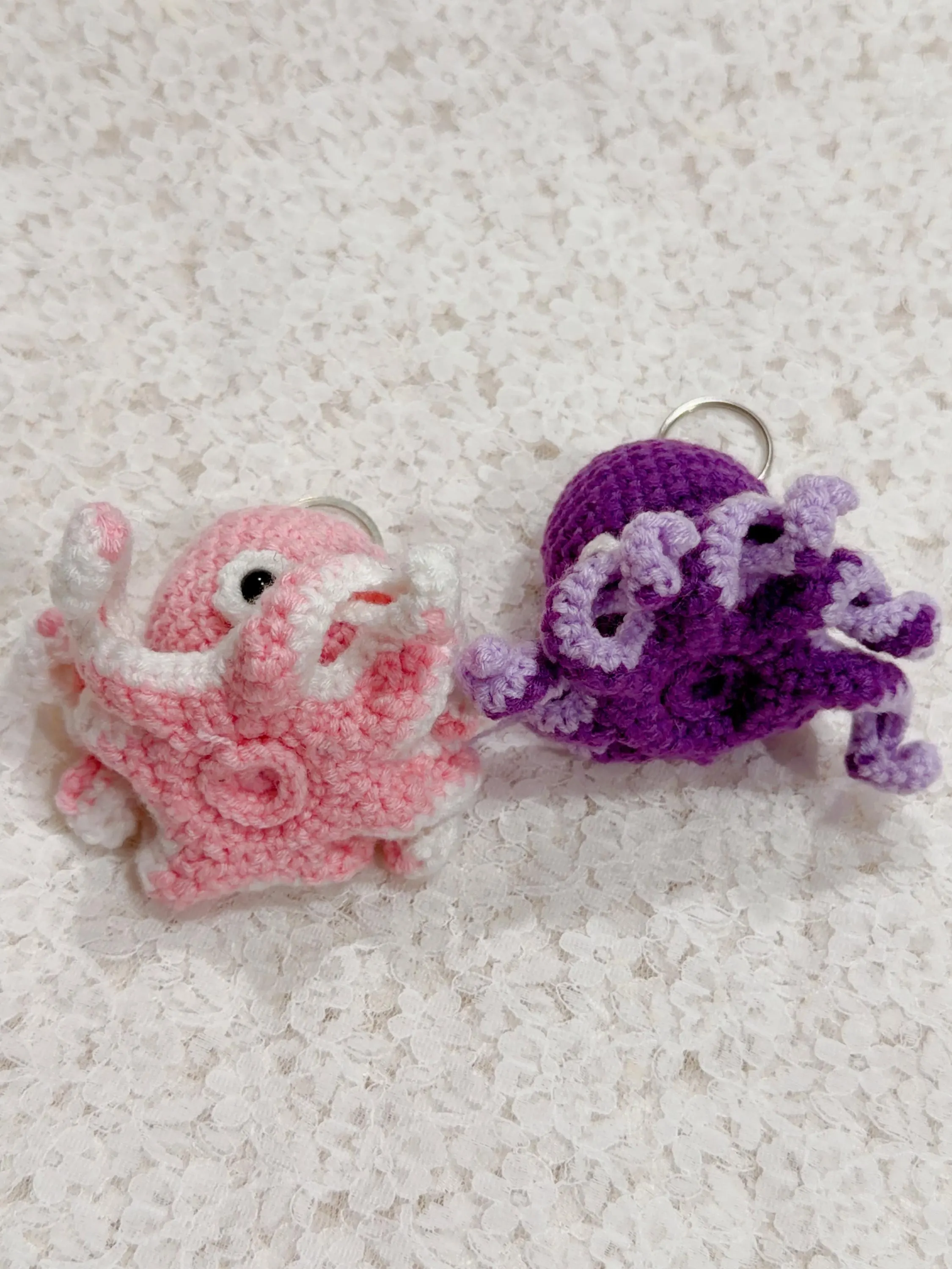 Crochet Octopus Keychain, product photo 5