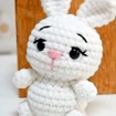 Crochet Bunny Keychain, product photo 3