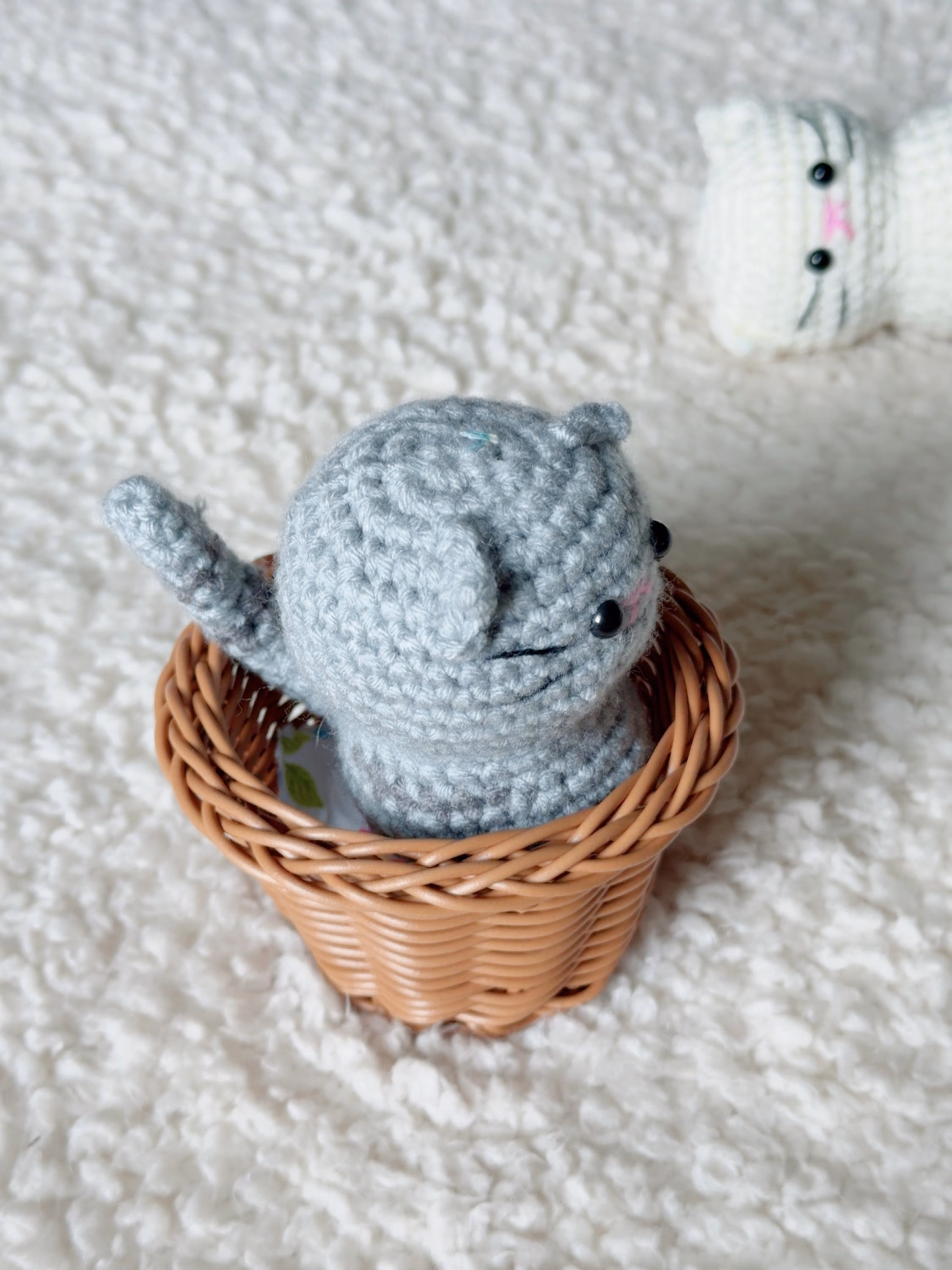 Crochet Cat Plushie, product photo 8