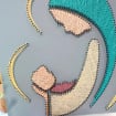 Handmade Holy Family String Art | Virgin Mary, product photo 6