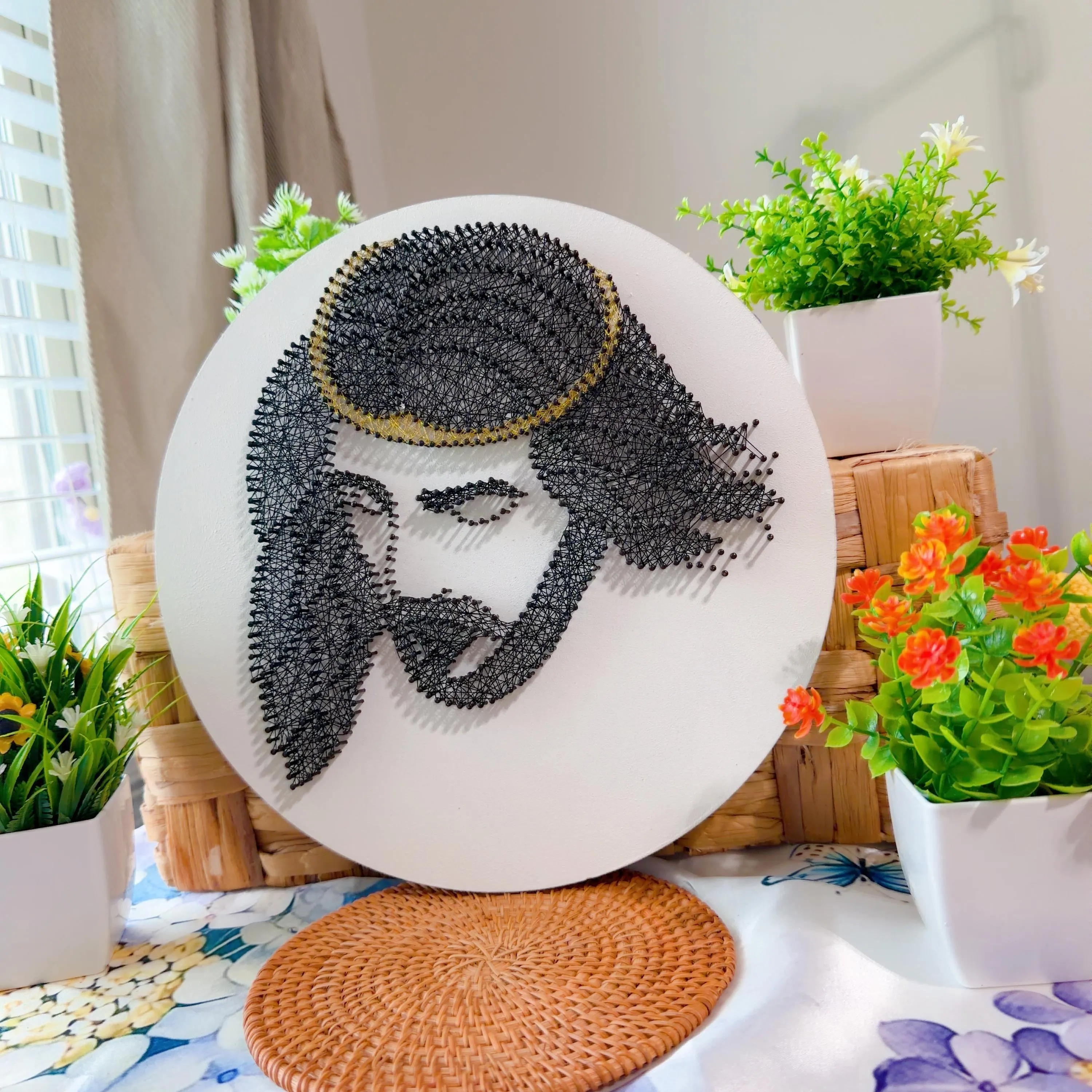 String Art Jesus Portrait, product photo 6
