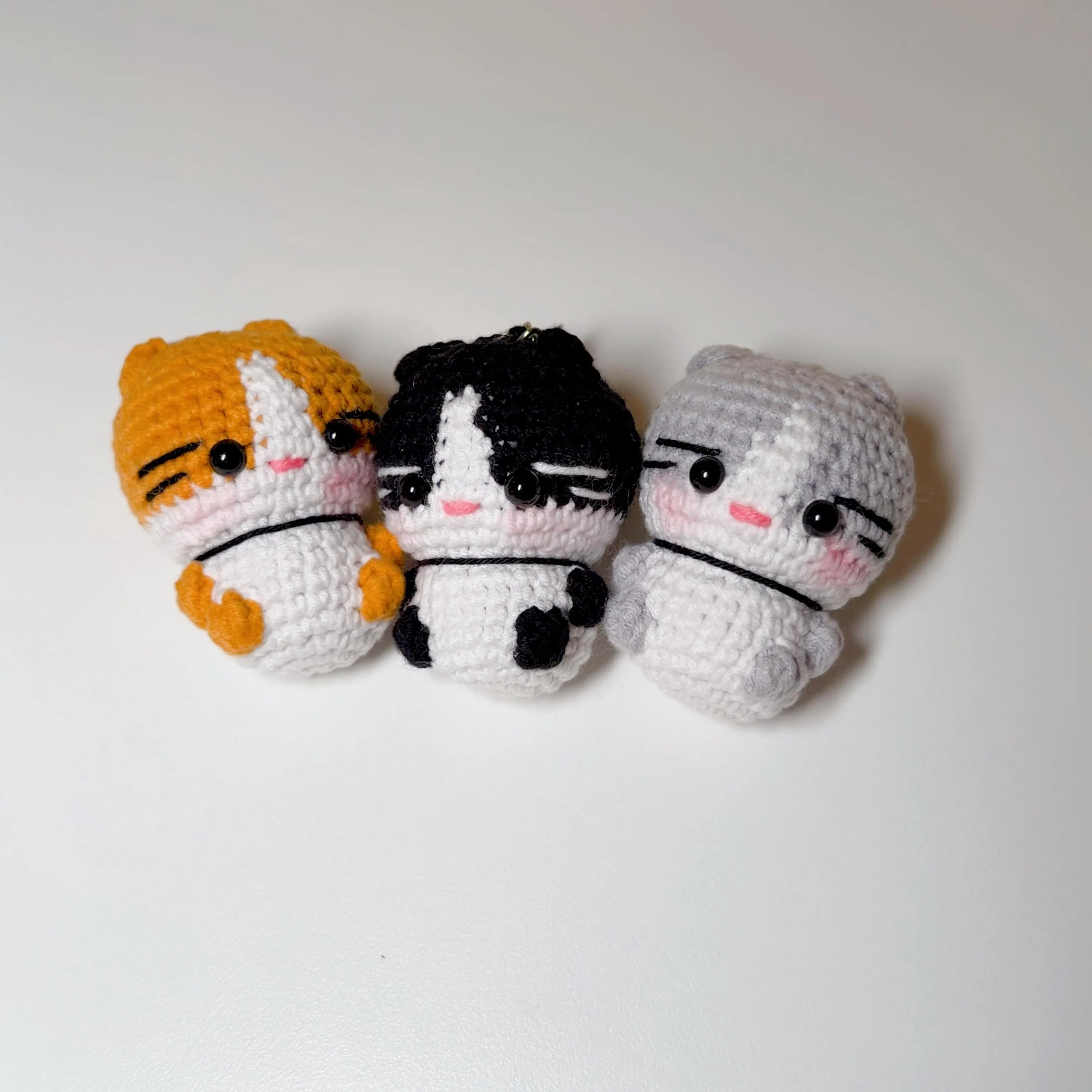 Crochet Cat Keychain, product photo 9