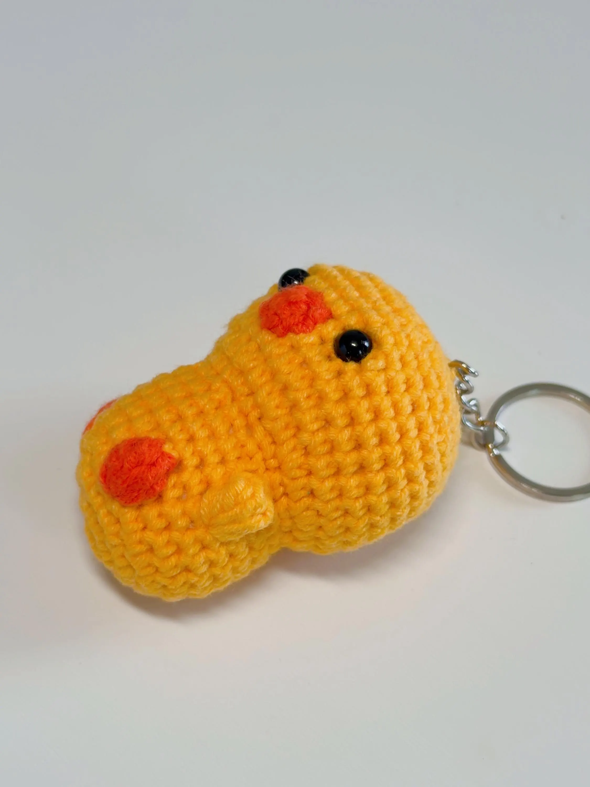 Handmade Amigurumi Duck Keychain, product photo 18