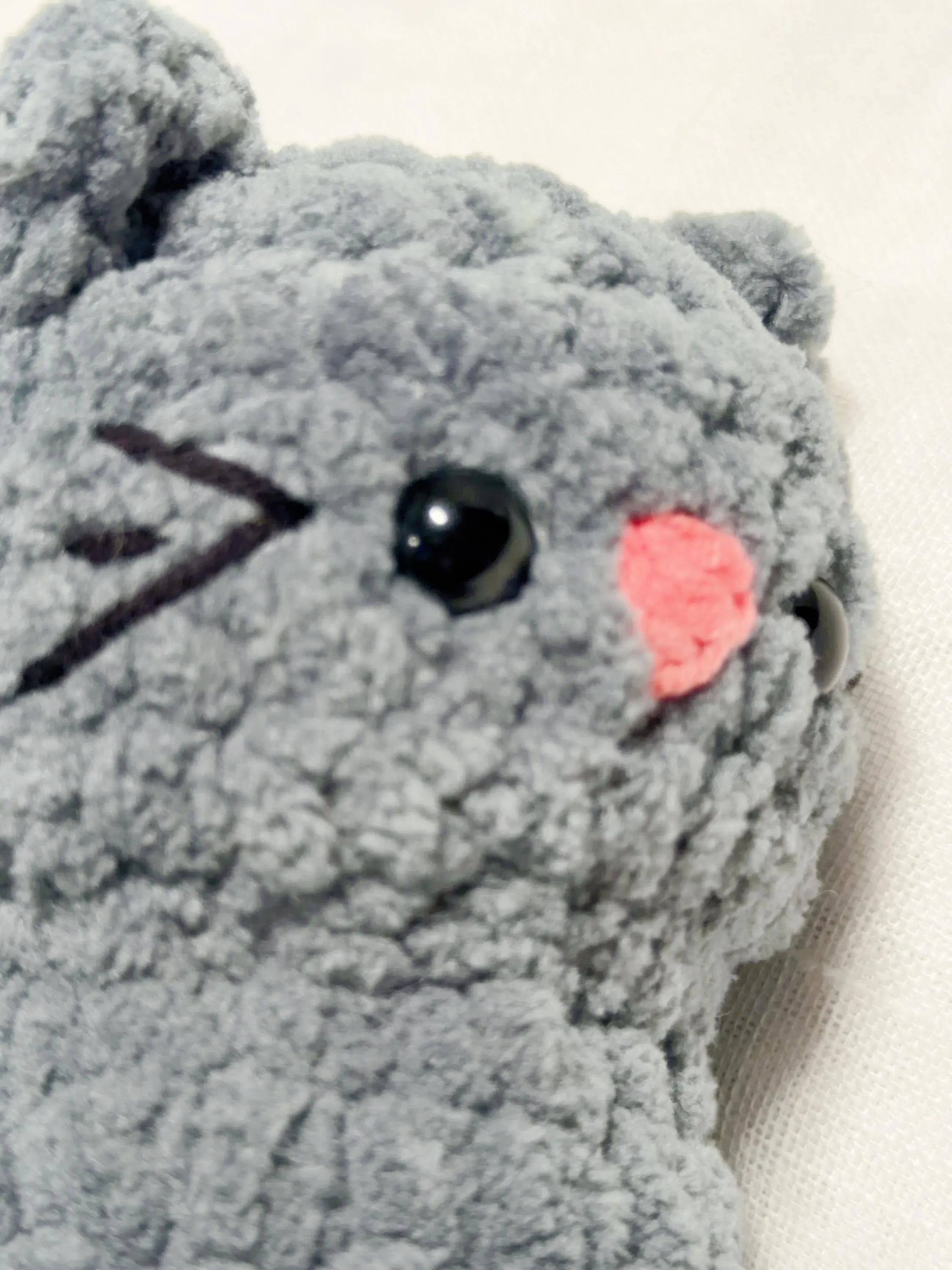 Handmade Crochet Cat Plush, product photo 13