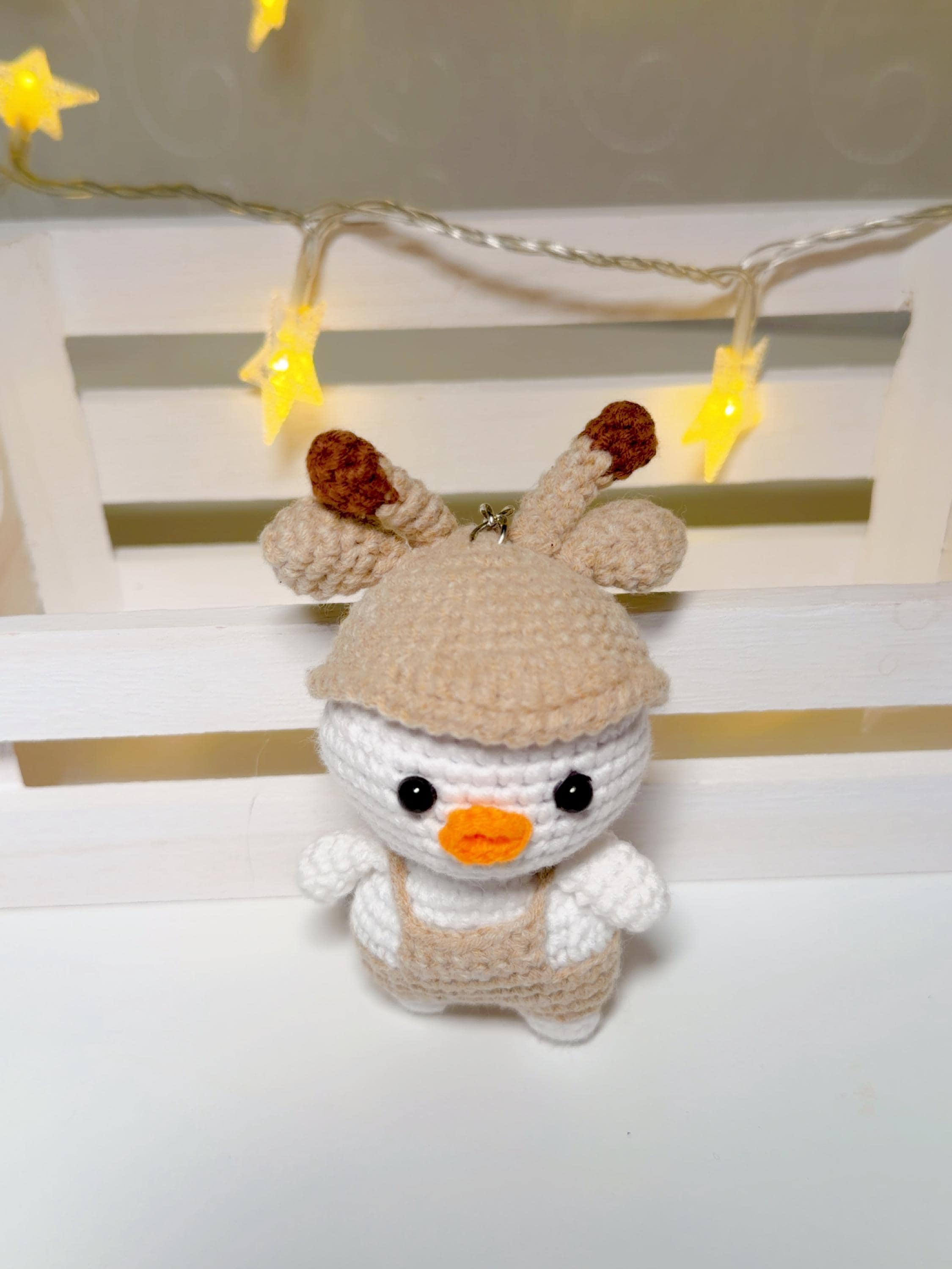 Crochet Duck Keychain, product photo 7