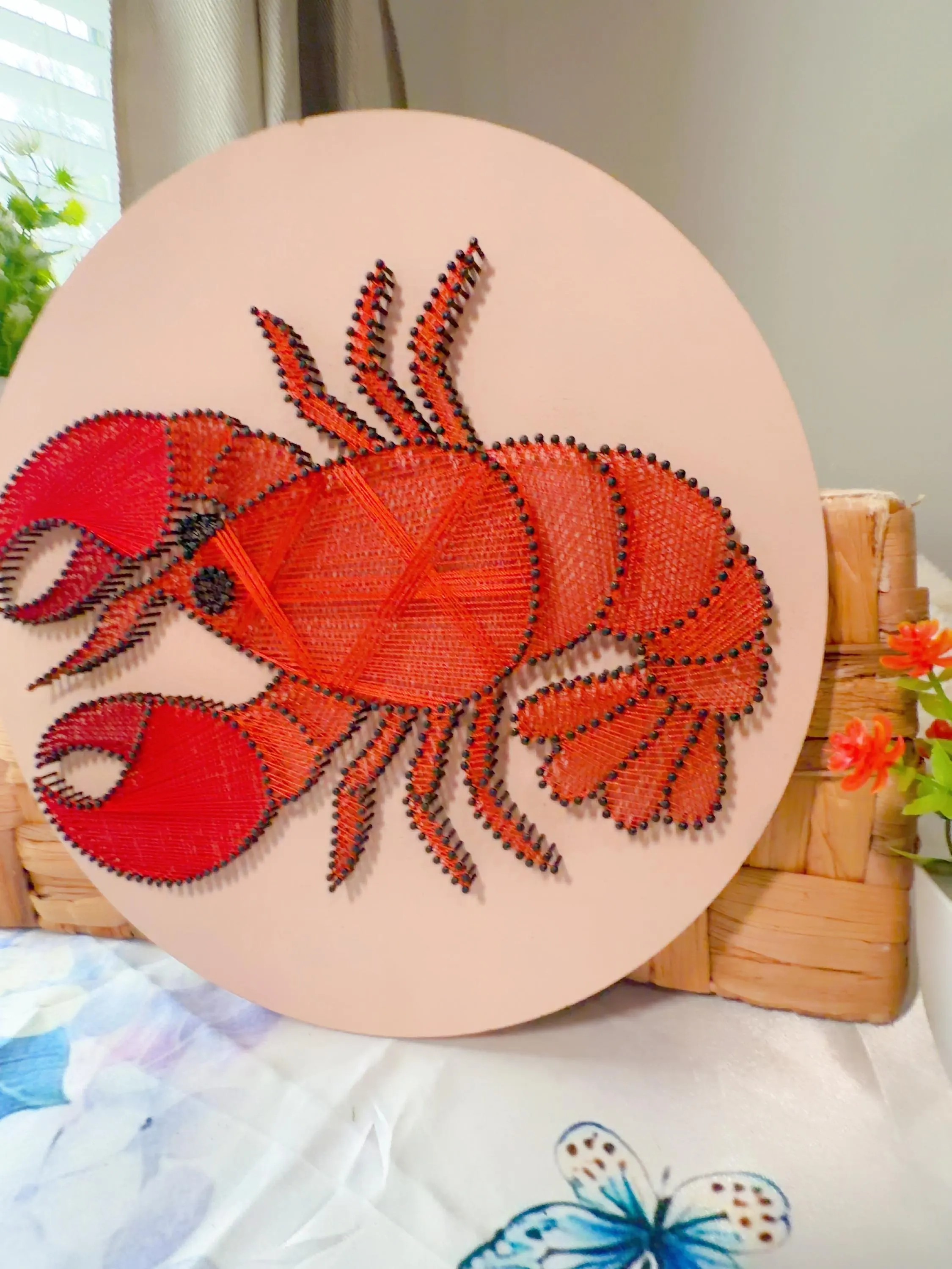 Louisiana Crawfish and Lobster String Art, product photo 3