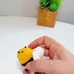 Crochet Bee Amigurumi Keychain, product photo 16