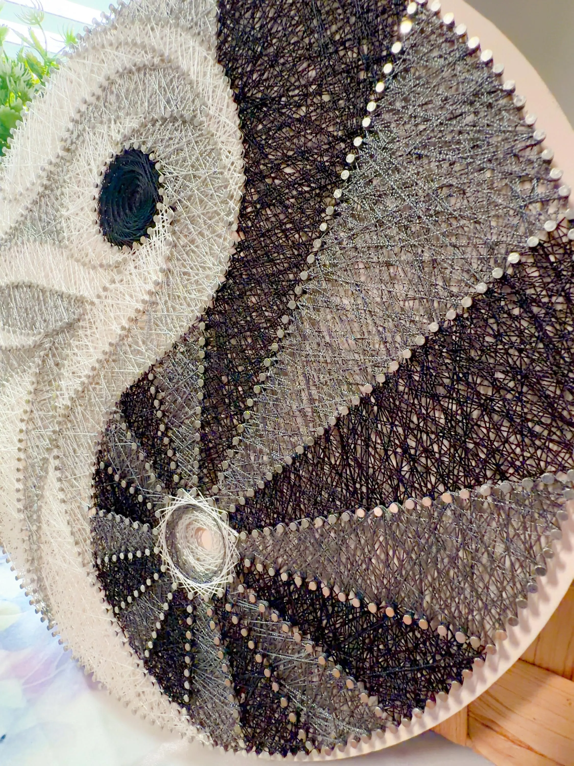 Handmade String Art- Yoga Studio Sign, product photo 6