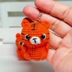 Crochet Baby Tiger Keychain, product photo 2