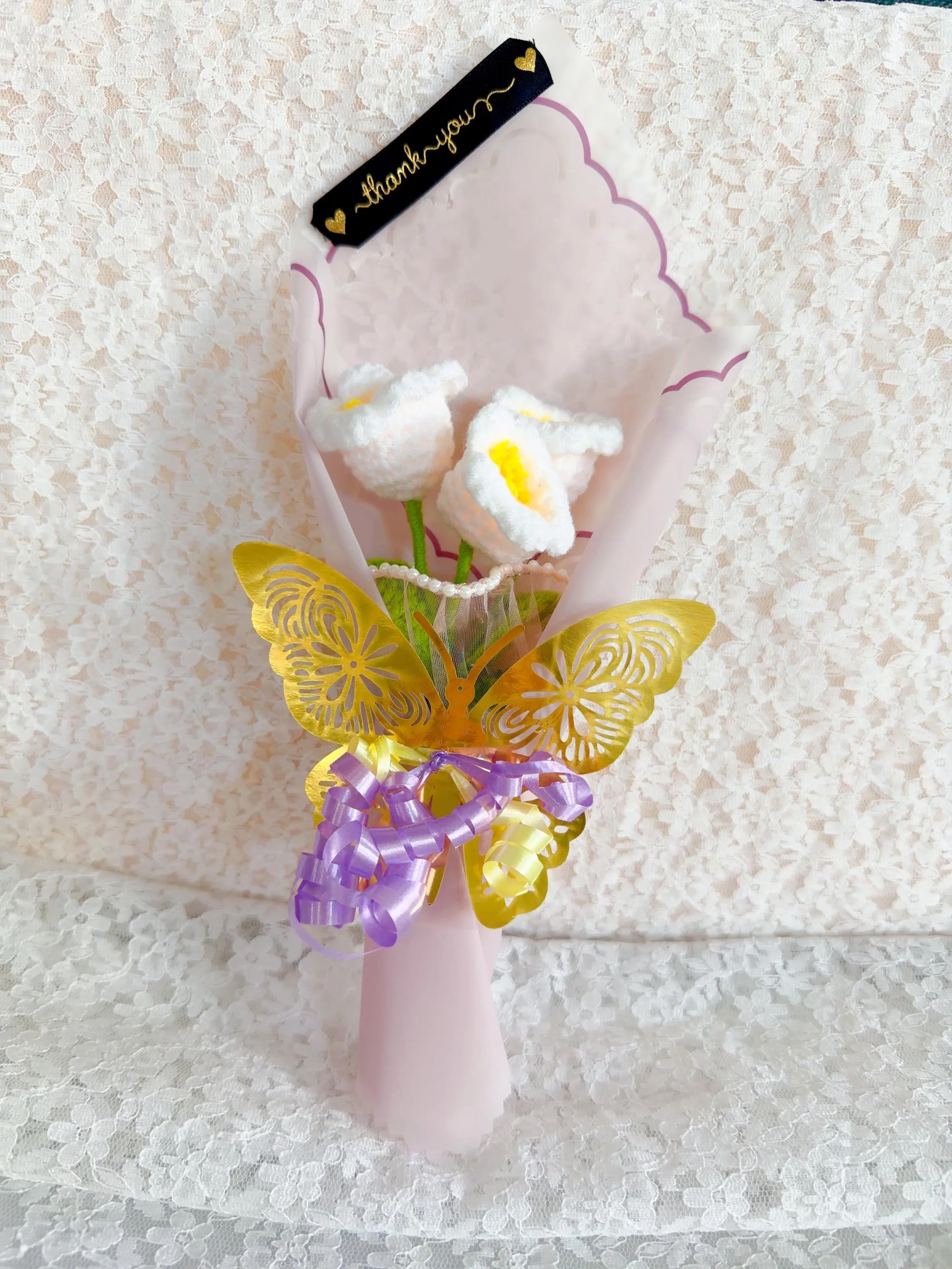 Crochet Lily of the Valley Bouquet, product photo 10