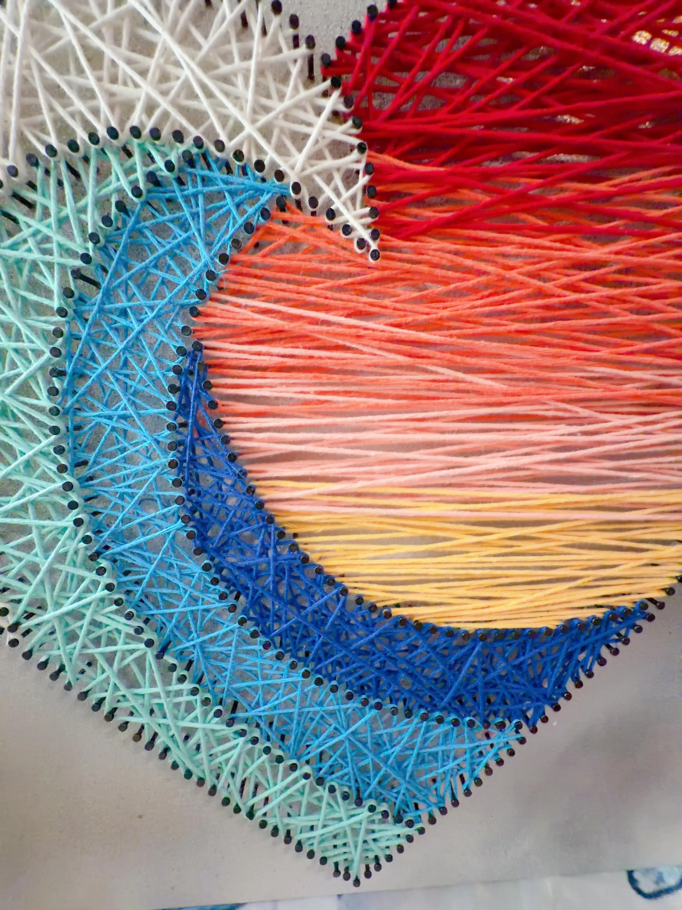 Sunset Wave Heart String Art, product photo 9